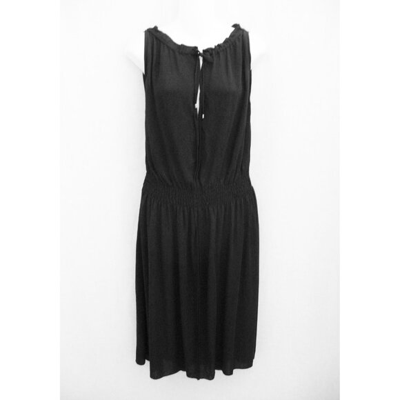 Theory Black Silk Sleeveless Ritah Dress Size 4 - Picture 1 of 13